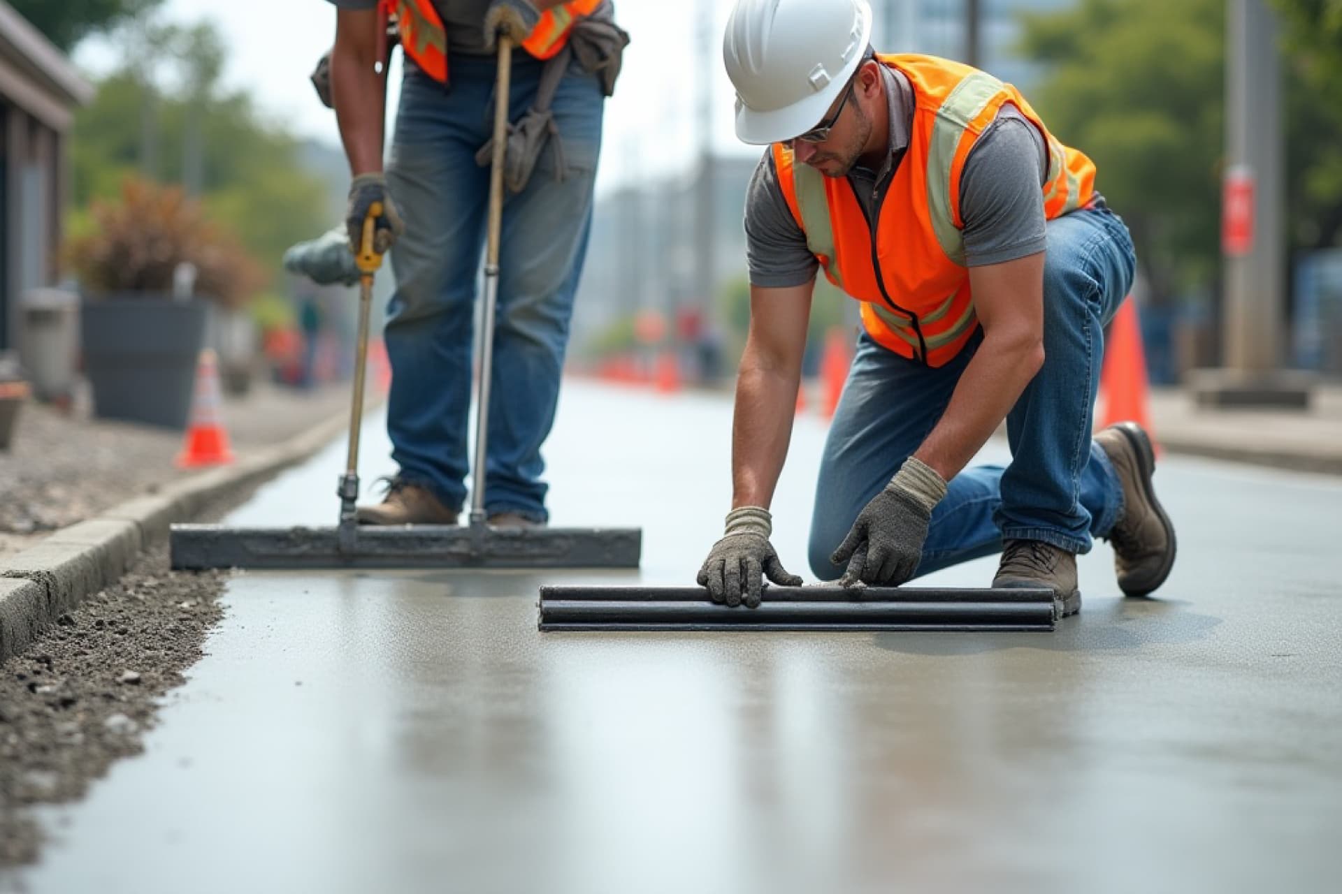 General concrete paving services